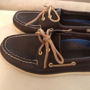 Like New Brown Leather Sperry Topsider / Size 7.5